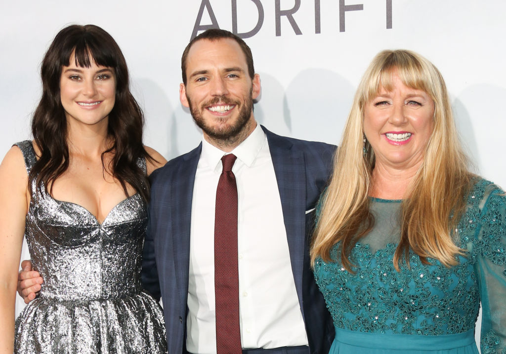 Shailene Woodley, Sam Claflin and Tami Oldham Ashcraft attend the premiere of STX Films’ “Adrift” at Regal LA Live Stadium 14 on May 23, 2018 in Los Angeles, California. (Photo by Paul Archuleta/FilmMagic)