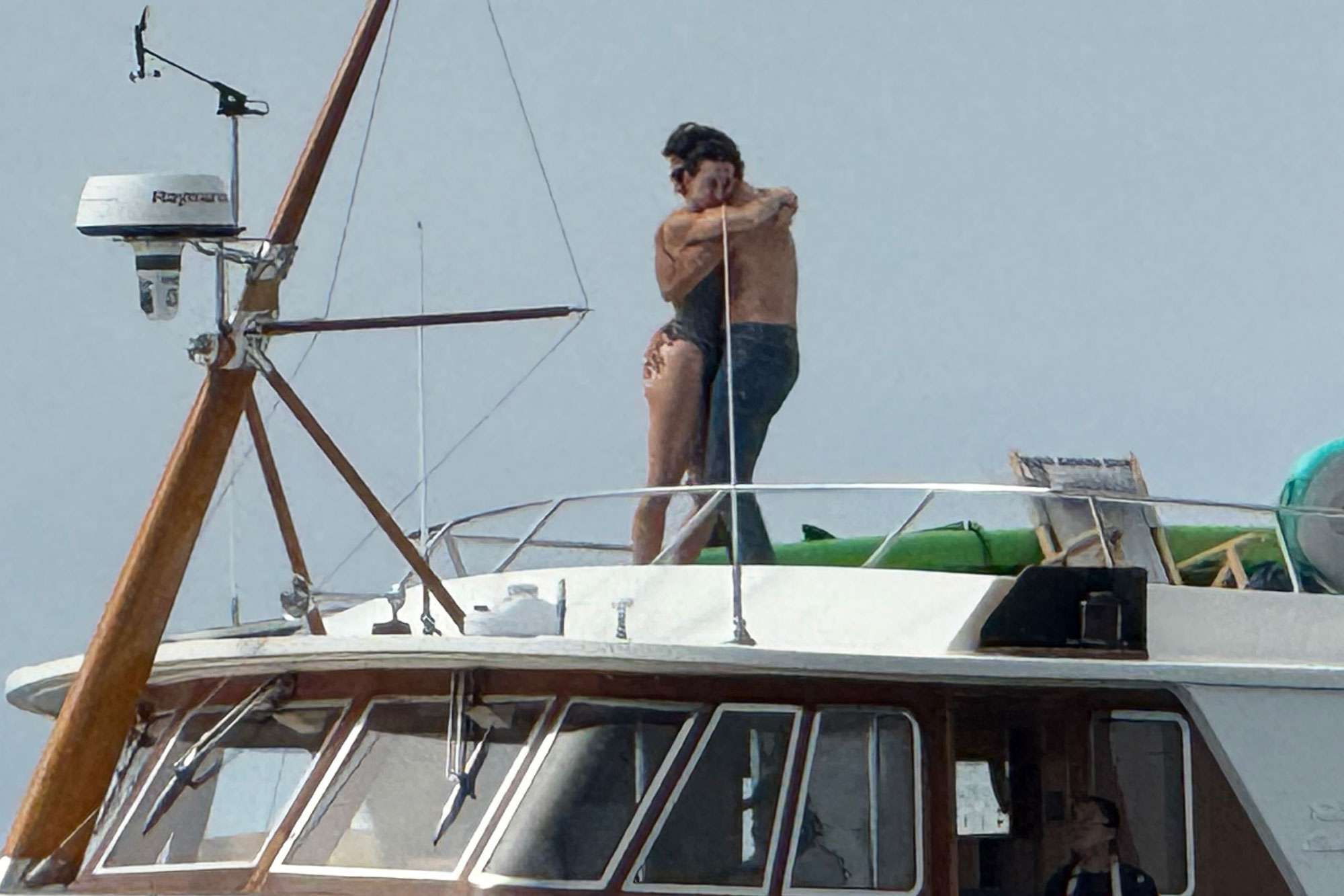 Katy Perry and Justin Trudeau off the coast of Santa Barbara, California, posted on October 13, 2025. | Source: Instagram/pagesix