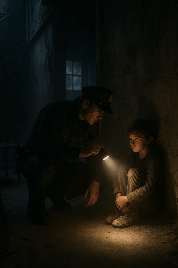 I was patrolling at night when suddenly a call came over the radio: strange noises were reported in an abandoned house…